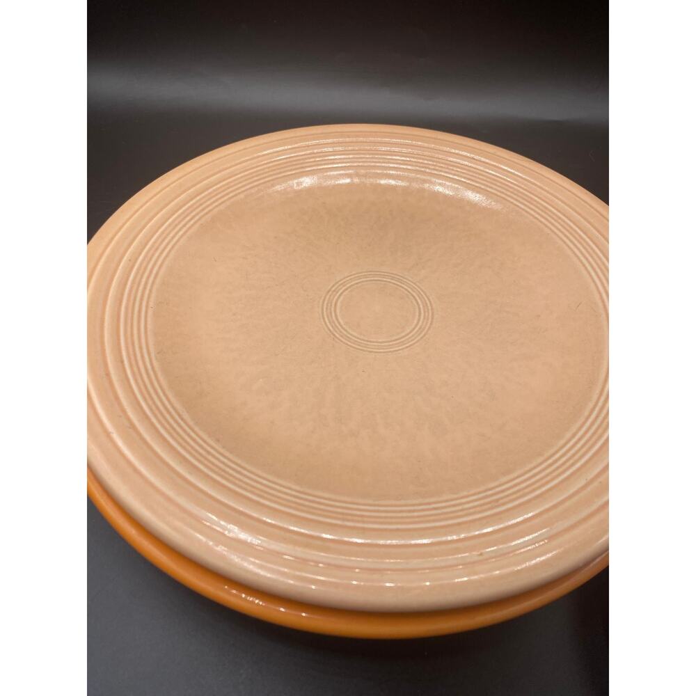 Lof of 9 Vtg Home Laughlin Fiestaware 5 dinner plates & 4 plates multicolor - Picture 9 of 16